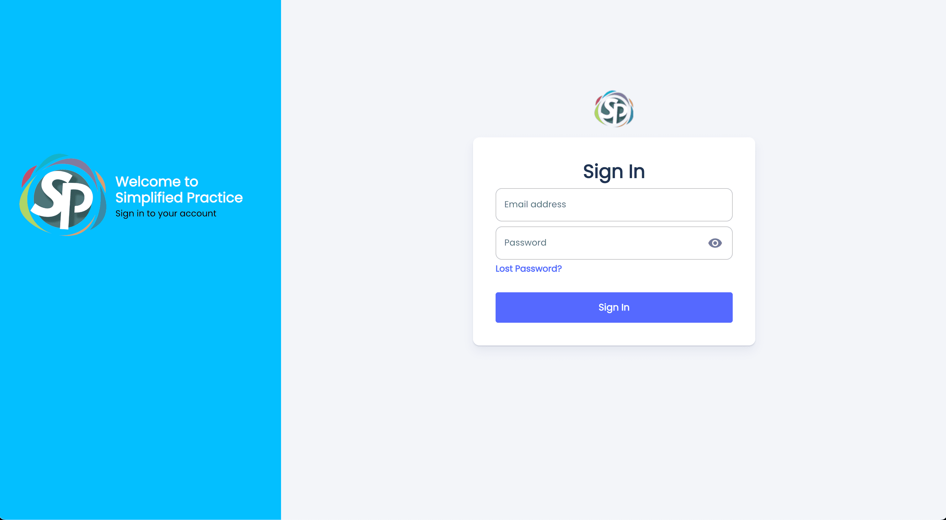 Simplified Practice Web Platform project interface